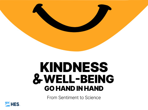 Kindness & Well-Being Go Hand in Hand