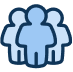 Icon with 3 people