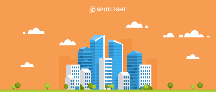 Graphic image of a city