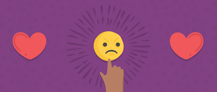 Someone choosing unkindness rather that kindness